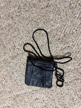 Lamb skin Neck Purse
